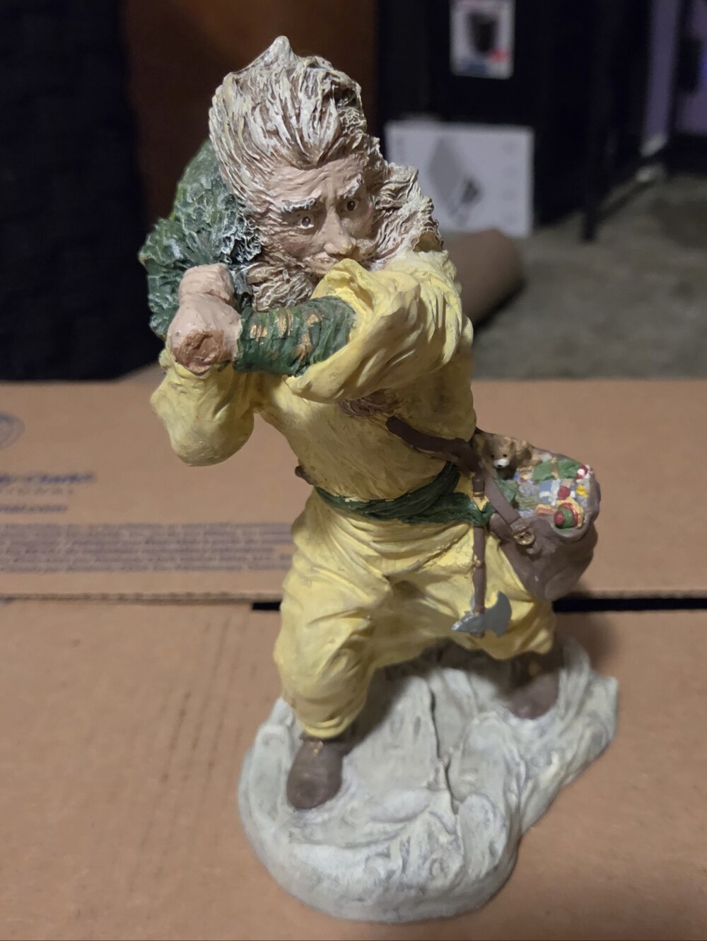 "Wilderness Santa Circa 1701" from "The Classic American Santa" collection.